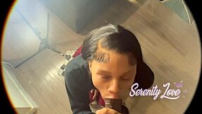 Is This Pretty Petite 18+ Sucking BBC Deepthroat Style?