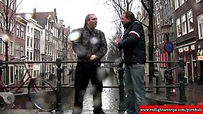 Hey, that dutch prostitute buffs the lucky tourist's helmet