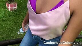 I met this young tourist at the unknown pool and ended up fucking her hard 😏