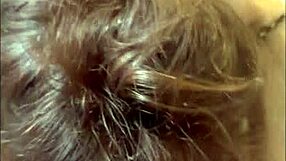 slut swallows cum after intense face fucking in couple blowjob session