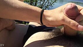 Ecstatic Outdoor Fuck At Pond