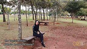Brenda Carol Corrals is Latina, excellent girlfriend, spends time doing everything and gives blowjob and fucks a horny tourist
