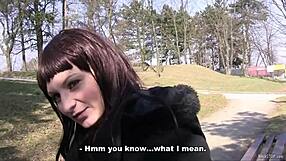 hey, that pregnant hitchhiker bitch got fucked hard outdoors