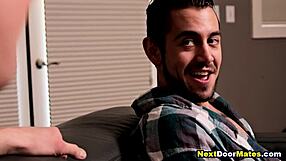 Gay Step Brothers Fucking in Taboo Threesome