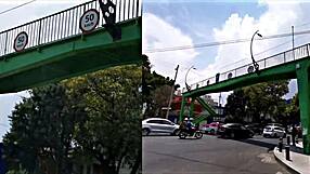 Daniela exhibiting in Tlalpan outdoor