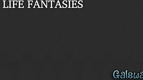 ebony lesbians turn awkward group into rimjob fun