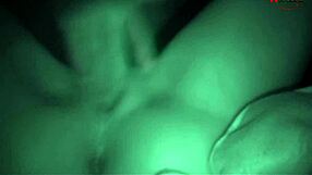 OLD MAN FUCKS YOUNG GIRL IN NIGHT VISION POV WITH HARDCORE BLOWJOB