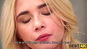 i feel so desperate to seduce the loan agent for wild fun to clear my debt in this crazy reality