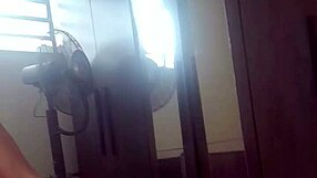 Watch this milf get creampied interracial style in homemade video. She moans as he cums inside.