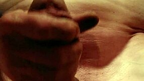 jerking off with a cock ring on my hard dick again