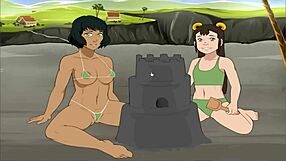 korra and jinora explore elements in book five love part fifteen