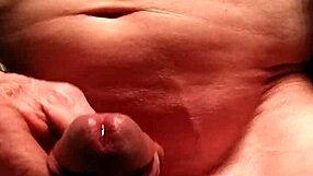 jerking off with a cock ring on my hard dick again