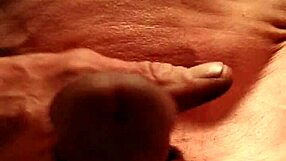 jerking off with a cock ring on my hard dick again