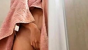 Hidden Camera On My Neighbor Karol Smith While She Bathes