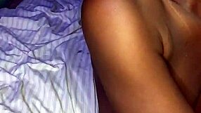 She fingers her tight pussy alone, watching intently