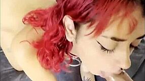 Mladá emo Latinka dostává intenzivní facial s výstřikem spermatu