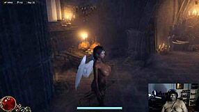 Will she punish them in this nude anime fantasy?