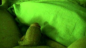 plump liz woodward gives handjob with french nails