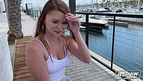 Mazy Myers delivers an incredible blowjob in POV style.