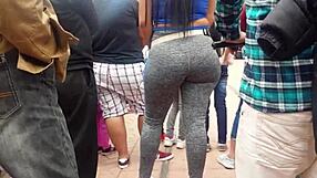 wow, check this colombiana's massive culote shaking hard!