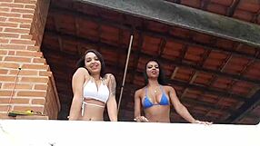 fucking two hot babes by the pool with diana smith