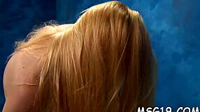 Does this hot playgirl know how to massage a dick with her lips?