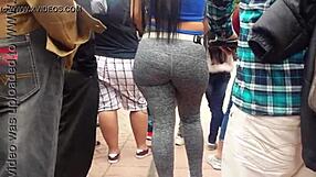 wow, check this colombiana's massive culote shaking hard!