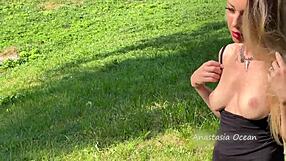 anastasia ocean bare in park