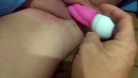 Close-Up Dildo Play on Wet Pussy Triggers Four Orgasms