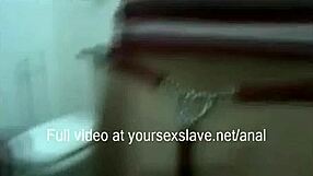 Hot girl teases in thong panties