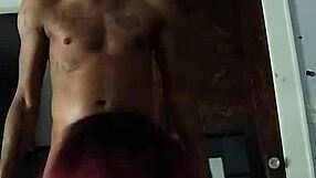 Enjoying a close-up view of a passionate encounter