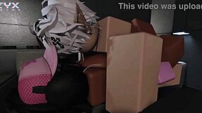 Cumshot at my place: Big tits and 3D animation