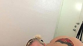 Naughty Neighbor Visits For Intense Blowjob And Deepthroat On Interracial Cock