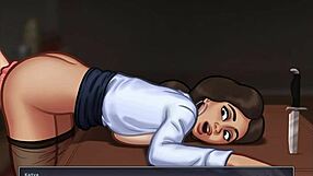 فتاة روسية جميلة كاتيوشا تأخذ ذكر عملاق في كس ضيق لقذف داخلي في صيف ساجا جيمز بارت 60