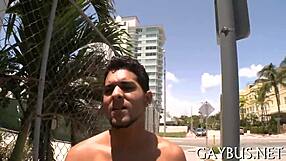 Gay Men Engaging in Intense Homosexual Sex