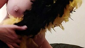 Laly Prin Masturbates Her Big Natural Tits!