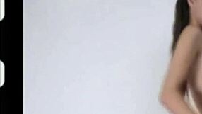 Adoring Those Little Purple PVC Panties on Blonde Babe