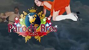 Blonde milf blows big cock