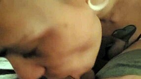 Dirty 18+ slut sucking cock orally