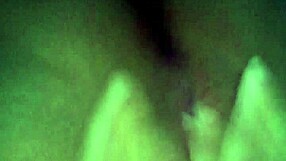 Horny American uses dildo for masturbation