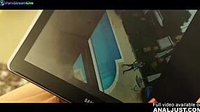 Cute Teen 18+ Ayline Brown Fucks Pool Guy Anal