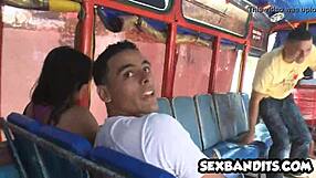 hot latina babe gets huge facial