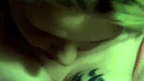 The intriguing sight of cock cum splashing on her face