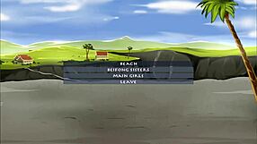 Anime hentai heats up with Beifong women in book 5 part 10 boob fuck scene