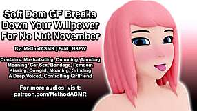 Soft dom girlfriend challenges willpower during no nut november