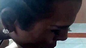 Obedient Shemale Intensely Sucking Cock