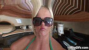 Crista Moore Undresses, Rips Clothes, Poses With Big Tits, Teasing Pussy In Reality Solo.