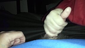 Sarah's handjob feels so intense