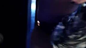 Gostosona strips nude at the open bar