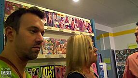 Rosella wanted to masturbate, but now she's making Dieter cum?